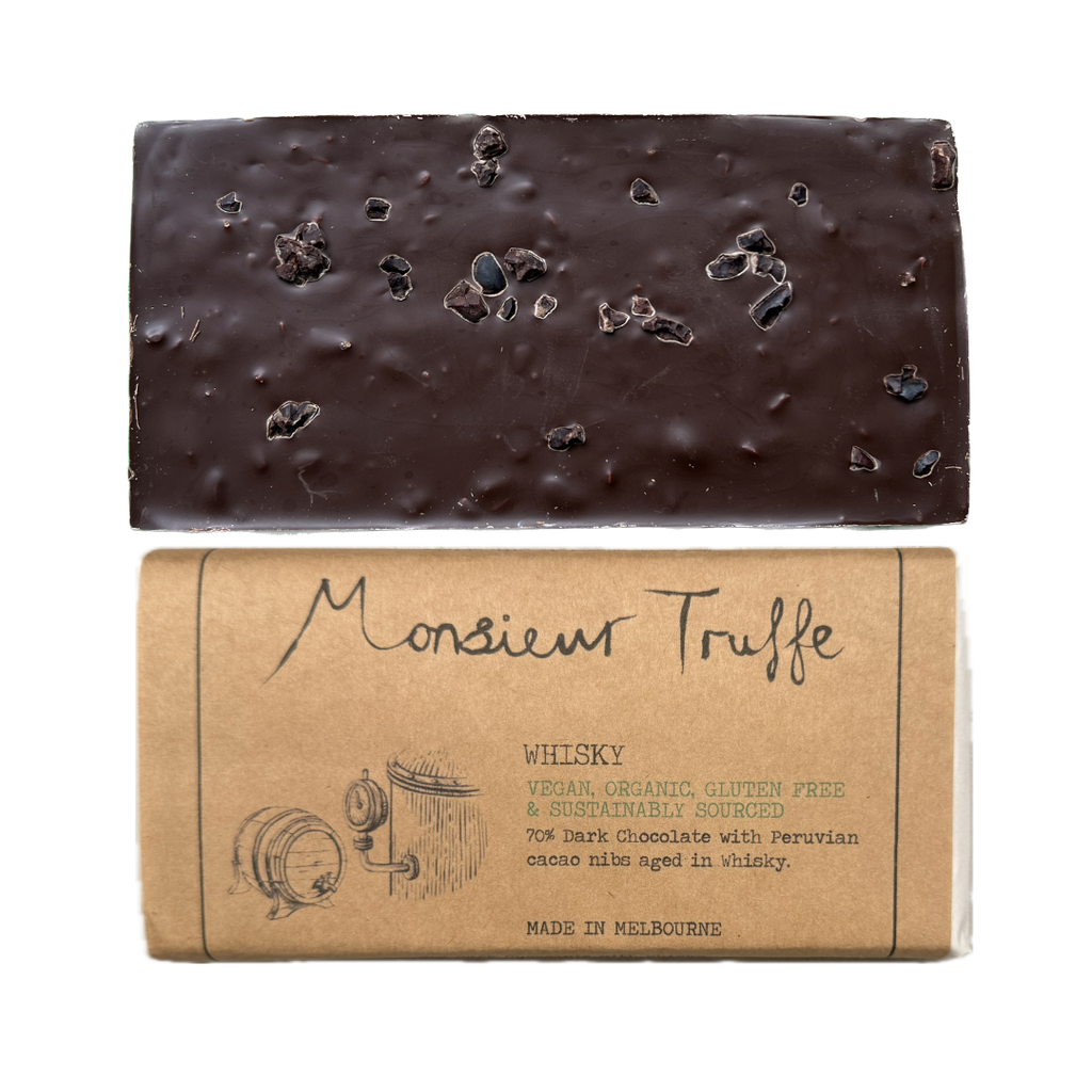 70% Dark Chocolate Whisky & Nibs