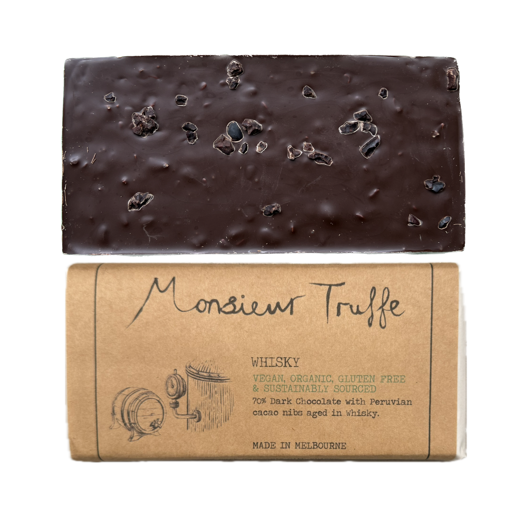 70% Dark Chocolate Whisky & Nibs